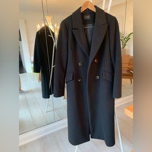Ultra Soft Double Breasted Wool Coat.